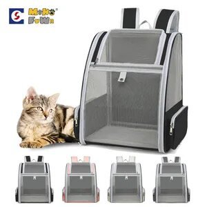 Mesh Ventilated Pet Backpack Cat Carrier Bag