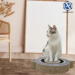 Corrugated Paper Fish Shaped Cat Scratcher Novelty Cat Scratching Pad