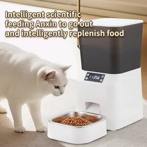 Smart Pet Feeder Features Intelligent Timed Bowls Automatic Tuya Wi-Fi